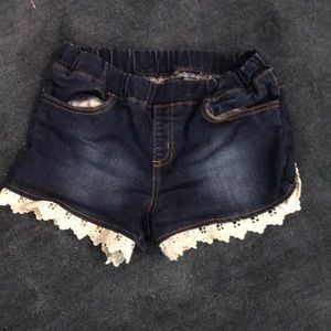 Girls shorts with cool designs on bottom